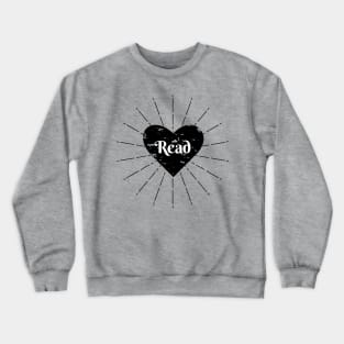 Read Heart - Black Crewneck Sweatshirt